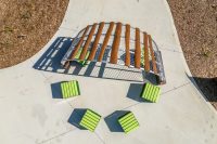 Linea Cube (LIC6) with Lycra Strip battens, Shamrock frame. Photo: Parky Pictures Photography for LD Total.