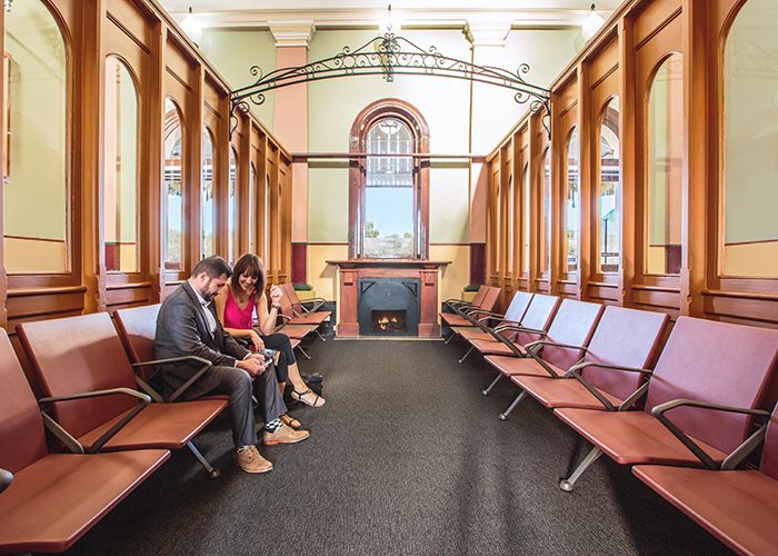 Termini is an easy place to rest. Standard colour Terracotta complements the heritage interiors.