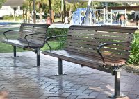 Classic Plaza DDA Seats in Anzac Park, Campsie. Photo: Artur Ferrao