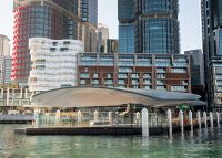 Barangaroo Ferry Wharf, designed by Cox Architecture.