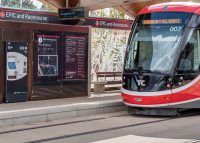 Custom seat for the Canberra light rail.