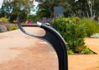 Arqua Drinking Fountain with Dog Bubbler, in the Garden For the Future, Bendigo.