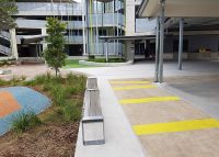 Tailored benches for the upgraded Homebush West campus.