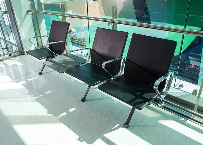 Termini three-seater, with low table.