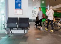 Two-seater Termini for waiting in comfort.