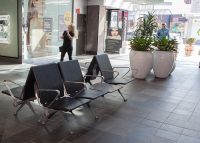Termini provides a place to rest for shoppers.