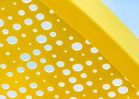 ChillOUT Tree (CT1) with Champagne perforation in Brilliant Yellow.