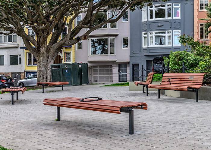 Five years on from installation: the Mission Dolores Classic Plaza suite.