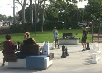 The community enjoying the space. Photo: Karin Schicht, Penrith City Council.
