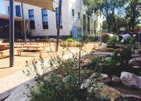 Wider view of the new play space, designed by Tract. Photo: Nursery and Garden Industry.