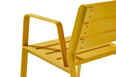 Detail: Piatto Love Seat (PC7) in Mustard.
