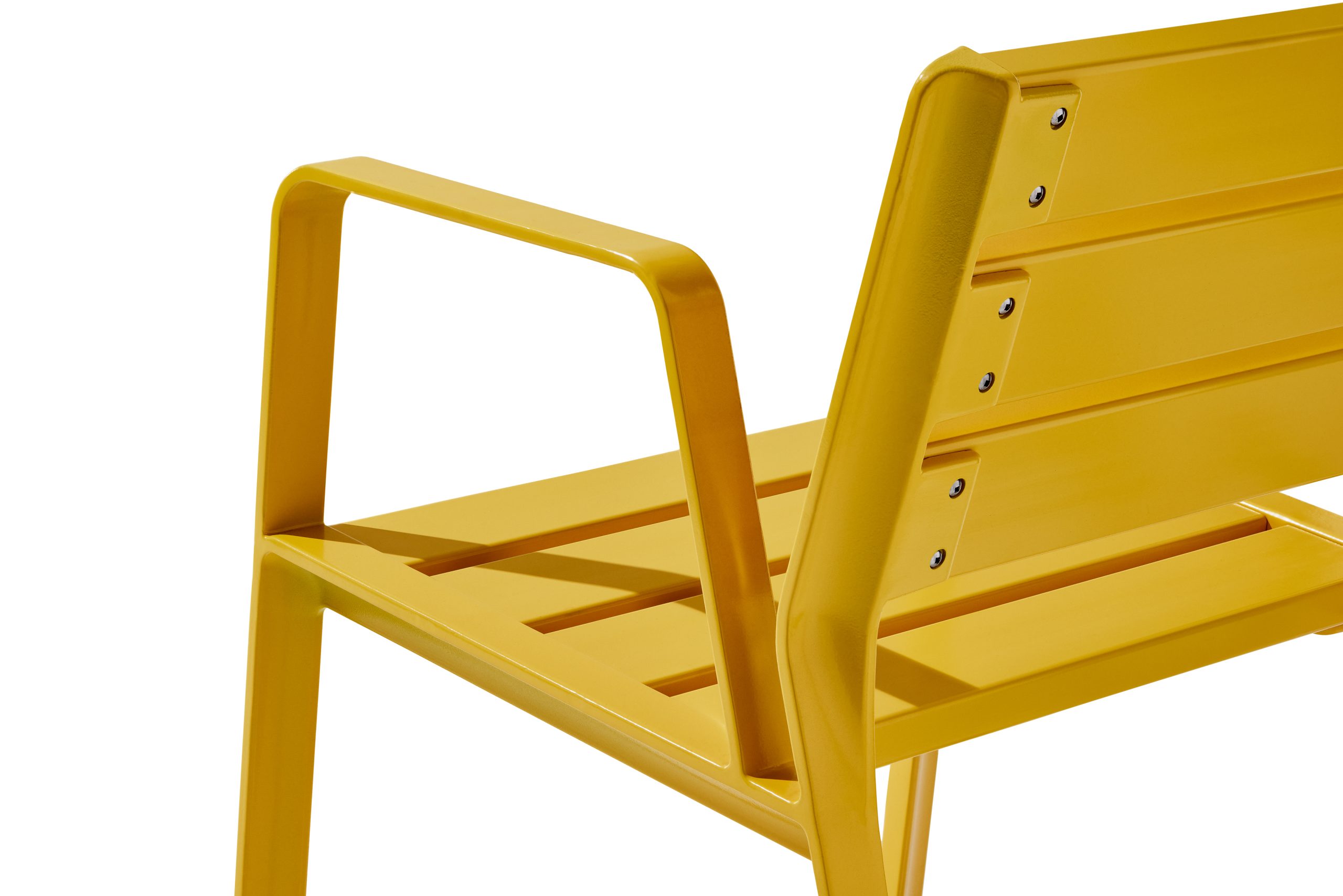 Detail: Piatto Love Seat (PC7) in Mustard.