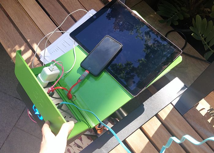 PowerMe was often connected to multiple devices.