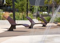 Splash 'n' Play Water Park, Providence, with Mall Sun Lounges. Photo: Image by Design Photography
