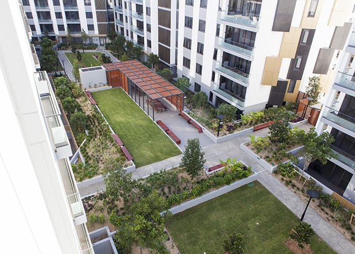 Signia features green parklands and community spaces.