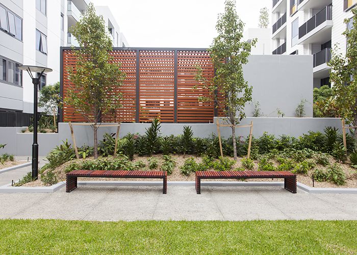 As plants grow, the community will have a green backyard to enjoy.