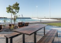 Custom table setting for URBNSURF Melbourne.