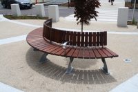 Custom curved seating