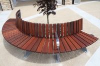 Custom curved seating