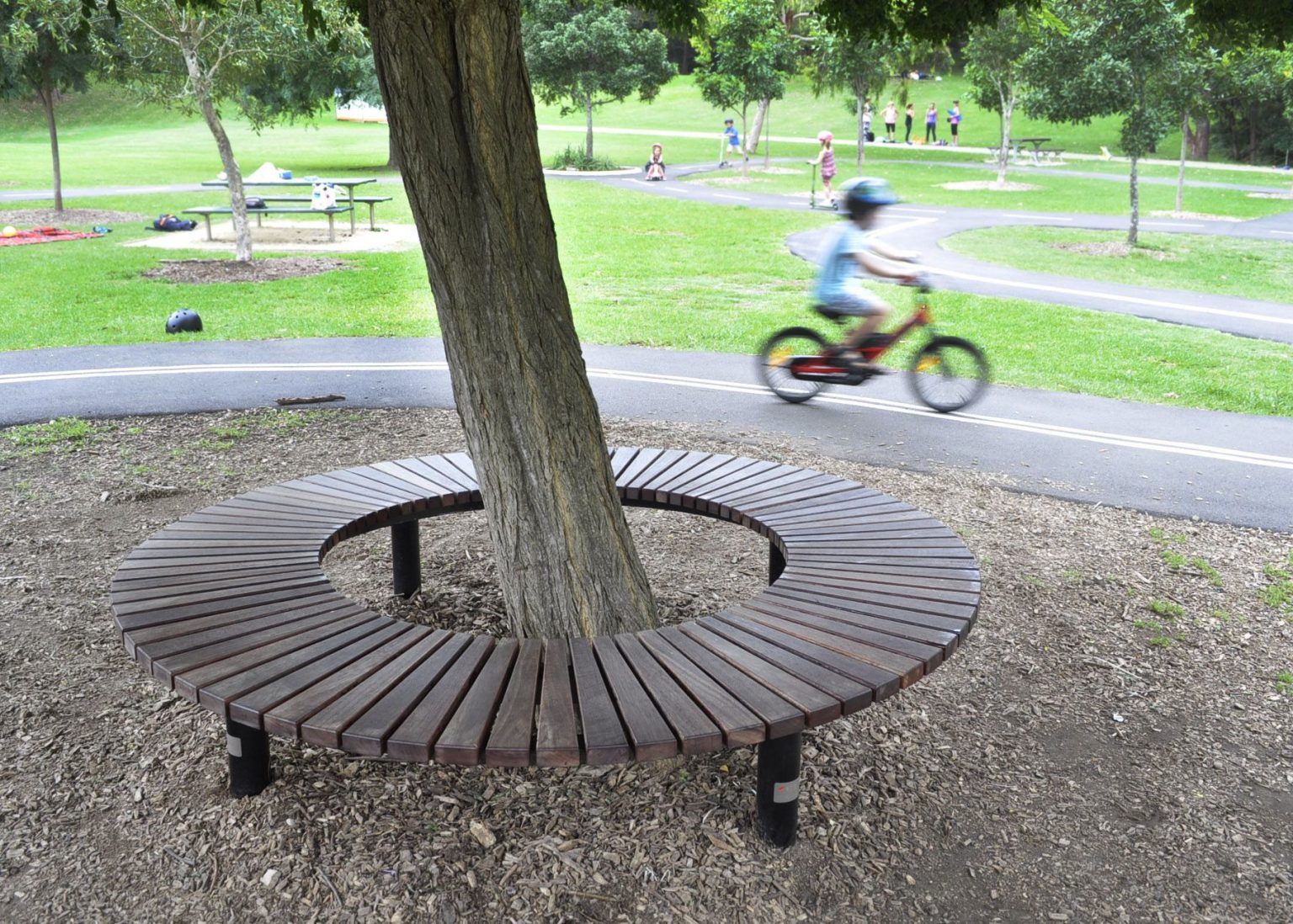Circular Bench at Brightmore Reserve