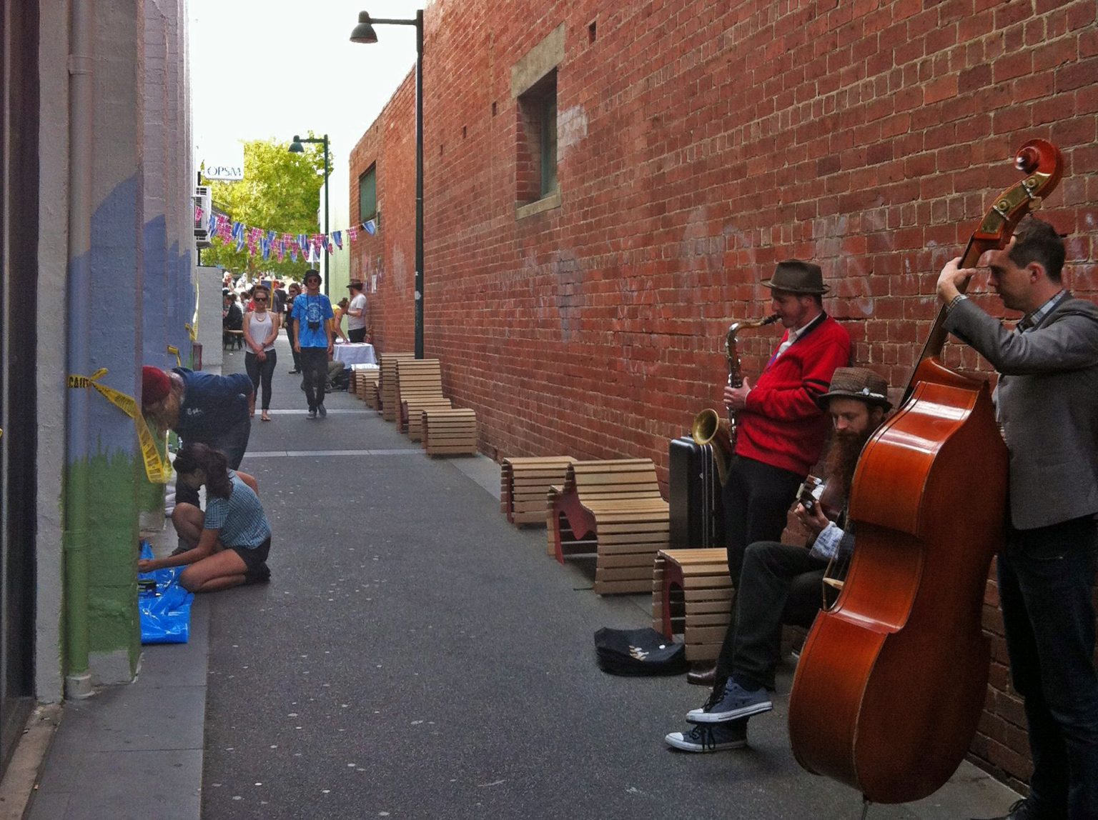 Camberwell Laneway Custom Benches