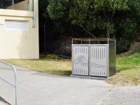 Dual Frame Bin Enclosure (240L) in Stainless 316 with Tailored Laser-cut Panels