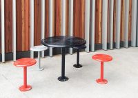 Cafe Setting with wheelchair inclusive installation