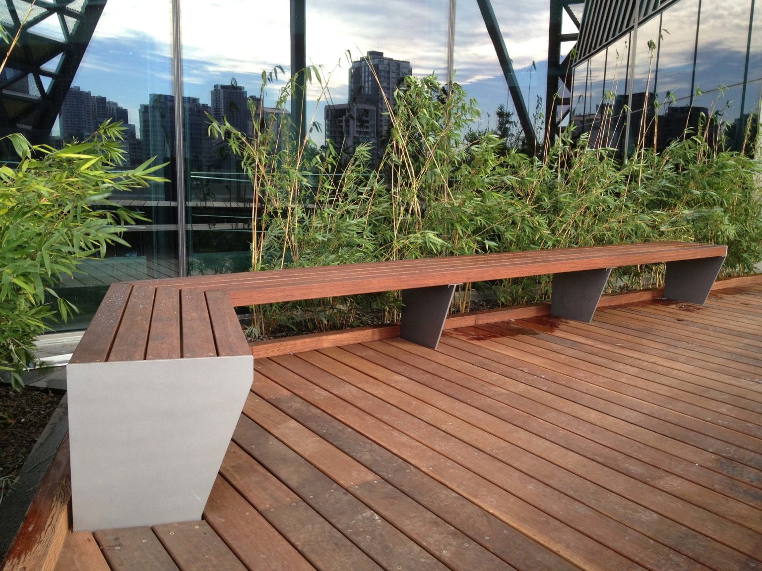 Custom furniture designed by Hassell