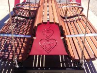 Custom Plaza Back-to-back Swing Seat | Photo courtesy of Tim Hart, Urban Initiatives